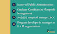design a nonprofit program with measurable outcomes