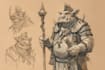 sketch fantasy character concept art