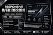 create responsive HTML CSS js bootstrap websites