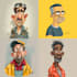 draw nice cartoons and caricatures