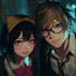 create  a anime couple character art anime