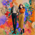 create a anime couple character art anime