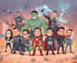 draw comic book pages, webcomic art, superhero characters
