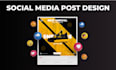 do creative social media post