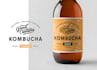design fun upscale kombucha beverage logo