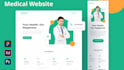 design a professional medical courier website