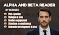 be your beta reader alpha reader novel editor and developmental book editor
