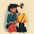 make portrait character logo and friendship portrait