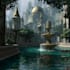 create environment concept art and background