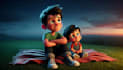 create pixar style 3d ai animation