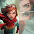 draw you into superhero comic book