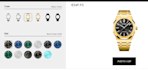 customize and configure watch on shopify kickflip and zakeke