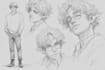 sketch any person, character or animal