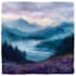 create landscape of digital watercolor
