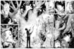 draw simple black and white illustration