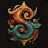 hand paint fantasy logo