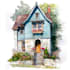 paint watercolor house portrait