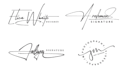 design handwritten signature photography scripted  logo