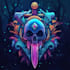 design hand paint fantasy logo