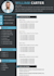 design professional modern CV resume editable eye catching