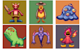 create amazing pixel art character, sprite sheet and animation for you