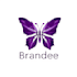 design a modern and elegant logo with a butterfly element