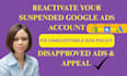 fix google ads suspension unacceptable business practice circumventing policy