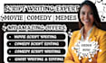 scriptwriting, comedy scriptwriting, screenplay writer, youtube scriptwriting