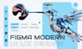 do figma design, figma website, figma ,uiux , landing page UI UX