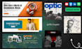 design youtube, facebook, linkedin and spotify banners