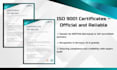 provide iso 9001 certificate