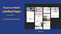 design webflow and wordpress landing page with elementor