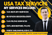 do US tax filing, US tax returns, llc tax, business tax 1120 5472 1040 cpa