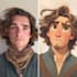 make turn yourself into disney cartoon characters
