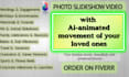 create ai powered heartfelt photo slideshow video