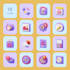 design custom app, web and 3d icons in pixel perfect style