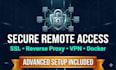 set up a plex or jellyfin media server with docker on your vps, nas