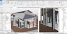 model 3d houses, buildings  and create drawings using revit