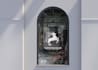 create a stain glass window effect from a logo