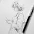 draw line drawing or pencil sketch illustrations