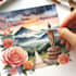 paint custom watercolor illustrations and clipart