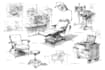 draw professional medical concept sketches