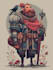 draw 2d game character for game art