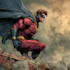 draw action packed superhero comic panels