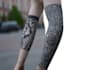 create sleeve tattoo design in geometric style