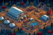 do an isometric map you want