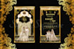 design premium royal luxurious wedding ecards