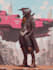 a sci fi character illustration or sci fi character