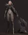 do 3d character design creature concept models realistic 3d game character