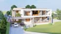 do 3d house exterior design,rendering